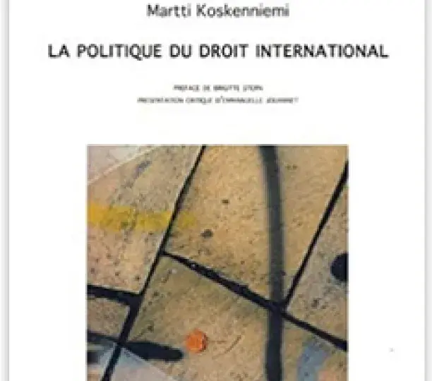 La politique du droit international